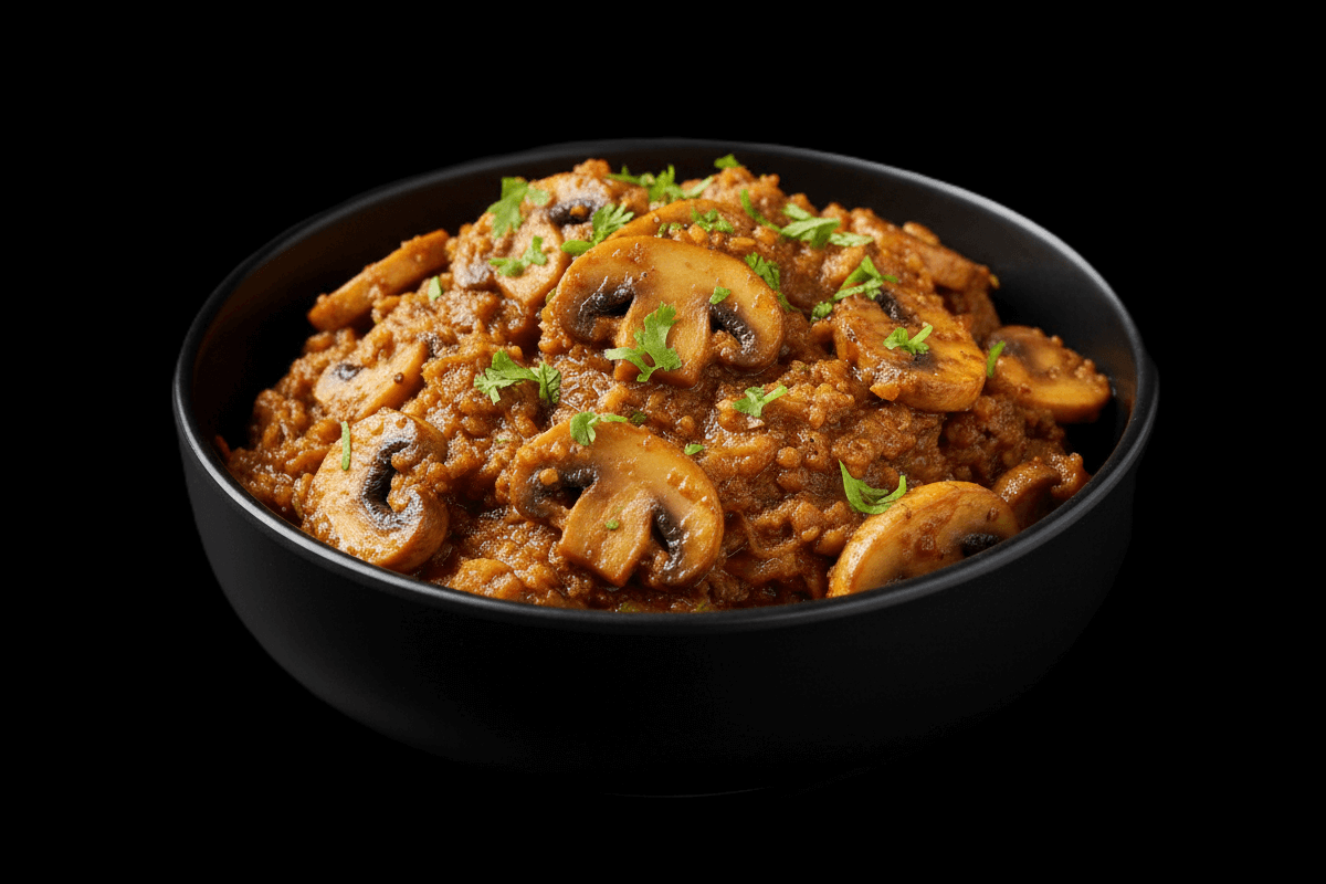 Mushroom Bhaji